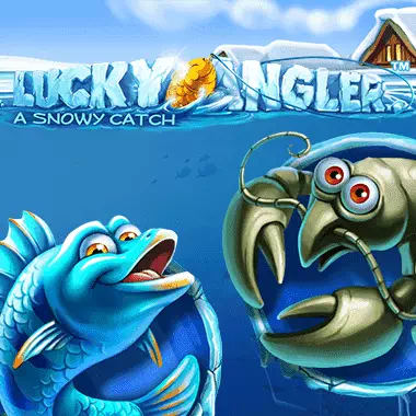 Lucky Angler: A Snowy Catch logo